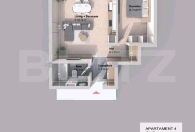 Apartament cu 2 camere în Valea Lupului - 3