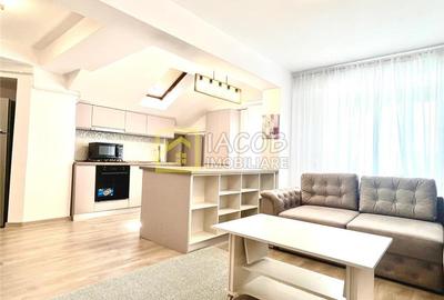 Apartament cu 3 camere semidecomandat, mobilat în Central