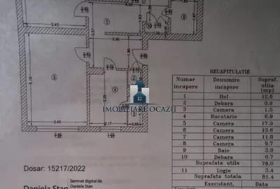 Apartament cu 4 camere decomandat în Giurgiului