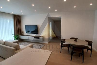 Apartament cu 3 camere semidecomandat, mobilat în Barbu Văcărescu