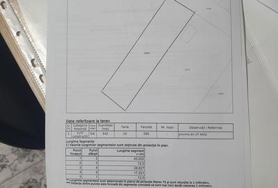 Teren de 542 mp, în Tărtășești - 1