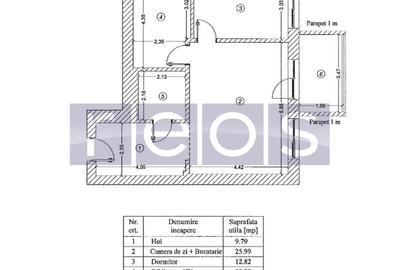 Apartament cu 3 camere decomandat, mobilat în Domenii - 15