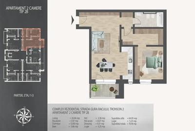 Apartament cu 2 camere decomandat în Theodor Pallady - 2