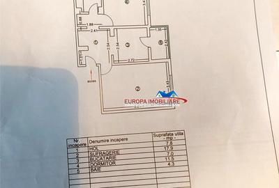 Apartament cu 2 camere decomandat în Babadag - 1