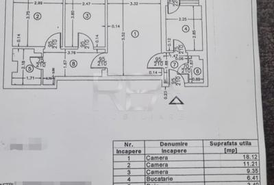 Apartament cu 3 camere semidecomandat în Gorjului