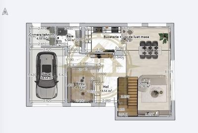 Casă cu 5 camere cu Teren 640 Mp în Corbeanca - 13