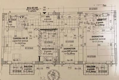 Apartament cu 3 camere în Avantgarden