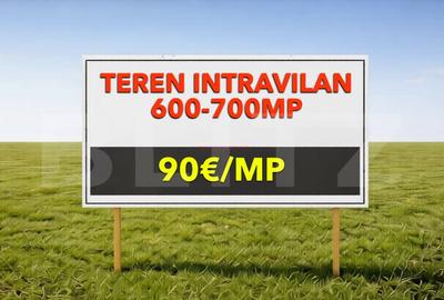 Teren Construcții intravilan de 604 mp, în Moșnița Nouă