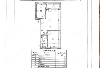 Apartament cu 2 camere semidecomandat în Central