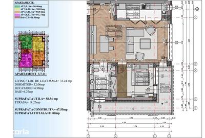 Apartament cu 2 camere în Central