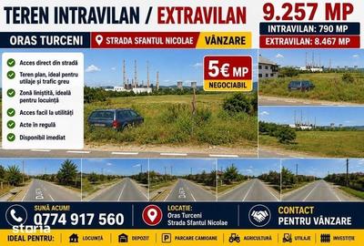 Teren de 9257 mp, în Central