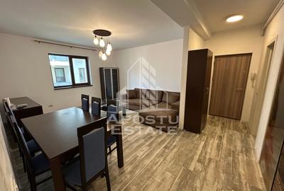 Apartament cu 3 camere semidecomandat, mobilat în Giroc