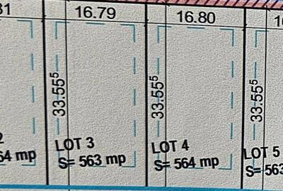 Teren de 560 mp, în Sânmartin - 2