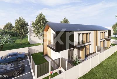 Duplex cu 5 camere cu Canalizare în Popești-Leordeni