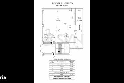 Apartament cu 2 camere decomandat, mobilat în Băneasa