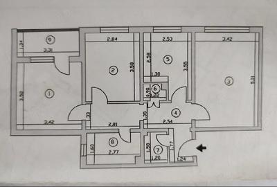 Apartament cu 3 camere decomandat în Sud - 1