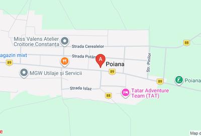 Teren Construcții intravilan de 450 mp, în Poiana