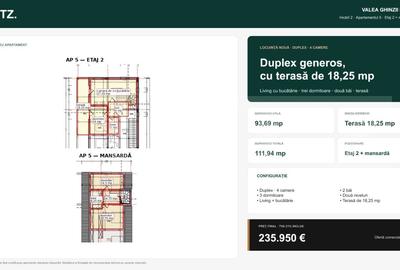 Apartament cu 4 camere decomandat în Central - 2