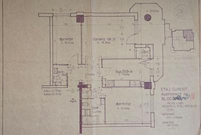 Apartament cu 3 camere decomandat în Republicii - 1