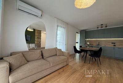 Apartament cu 2 camere semidecomandat, mobilat în Florești