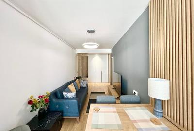 Apartament cu 2 camere semidecomandat, mobilat în Pipera