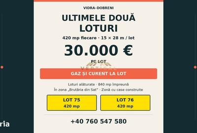 Spațiu comercial, în Vidra