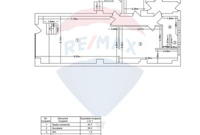 Spațiu comercial, de 82 mp, în Floreasca