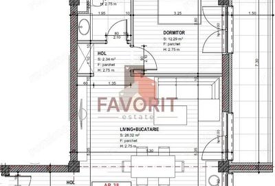 Apartament cu 2 camere decomandat în Favorit