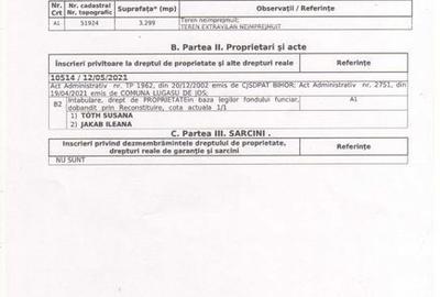 Teren de 3299 mp, în Lugașu de Jos - 3