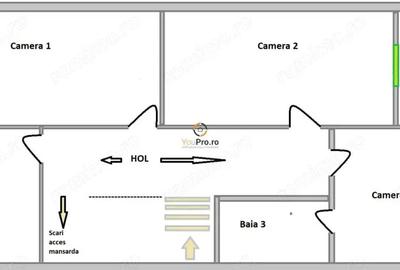 Casă cu 5 camere cu Teren 333 Mp în Central - 15