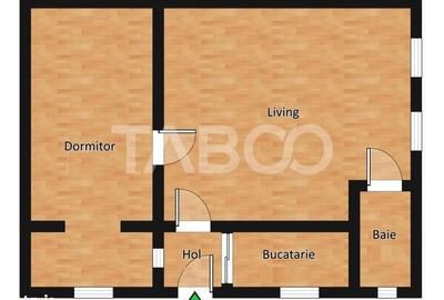 Apartament cu 2 camere nedecomandat în Orașul de Jos - 3