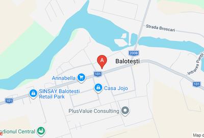 Casă individuală cu 4 camere cu Teren 584 Mp în Balotești