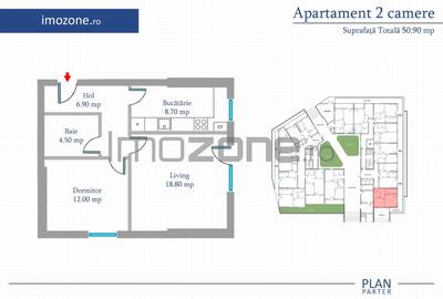 Apartament cu 3 camere decomandat în Păcii - 17