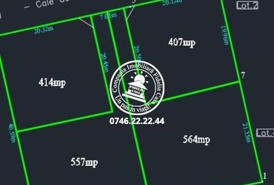 Teren de 500 mp, în Valea Lupului