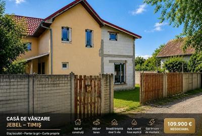 Casă cu Teren 350 Mp în Jebel