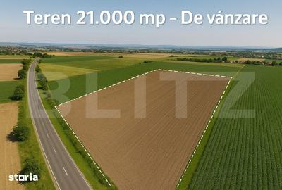 Teren de 21000 mp, în Stupini