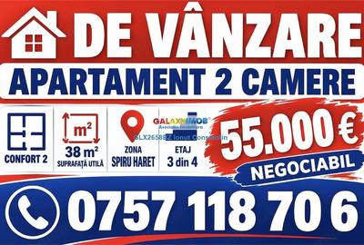Apartament cu 2 camere semidecomandat în Unirii Sud