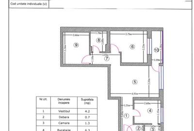 Apartament cu 3 camere semidecomandat în Drumul Taberei - 12