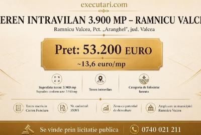 Teren extravilan de 3900 mp, în Vlădesti