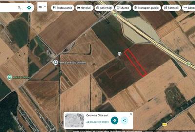 Teren de 9200 mp, în Clinceni