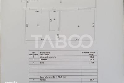 Apartament cu 2 camere decomandat în Central