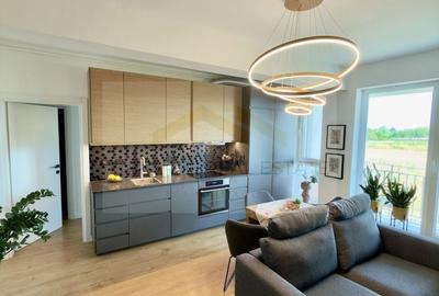 Apartament cu 3 camere semidecomandat, mobilat în Tunari