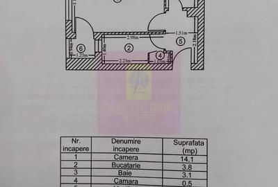 Garsonieră semidecomandată în Crângași