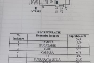 Garsonieră decomandată în Drumul Taberei