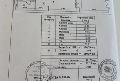 Apartament cu 3 camere decomandat în 13 Septembrie - 20