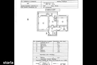 Apartament cu 2 camere decomandat în Radu Negru
