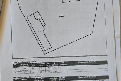 Casă cu Teren 1160 Mp în Bordușani