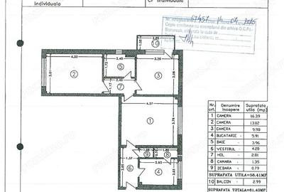 Apartament cu 3 camere semidecomandat în 1 Mai - 1