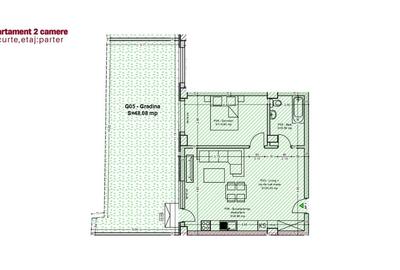 Apartament cu 2 camere în Central - 4
