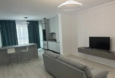Apartament cu 2 camere semidecomandat, mobilat în Pipera